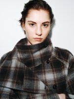 Plaid Wool Blend Jackets - Suggy