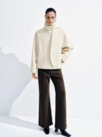 Scarf Oversize Pile Wool Blend Jackets