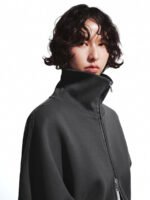 Stand Collar Full Zip Bomber Jackets