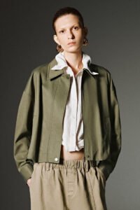 Stud Detail Loose Fit Jackets