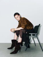 Suede Cropped Jackets