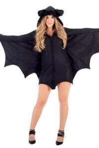 Women's Cozy Lady Bat Costume