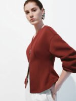 Zip Up Front Red Jackets