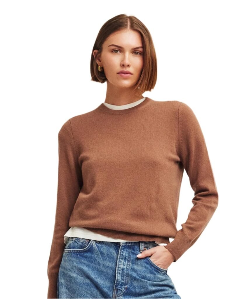NAADAM Women's The Original Cashmere Crewneck Sweater